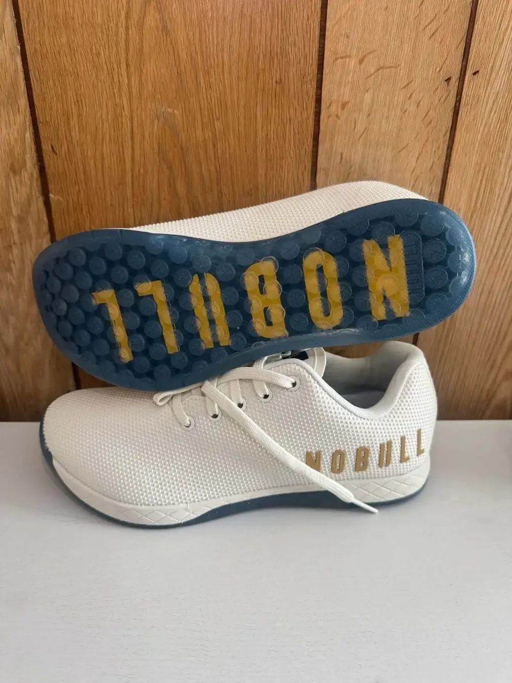 NOBULL Men's Size 10.5 / Women's Size 12 Trainer Workout Shoes in White
